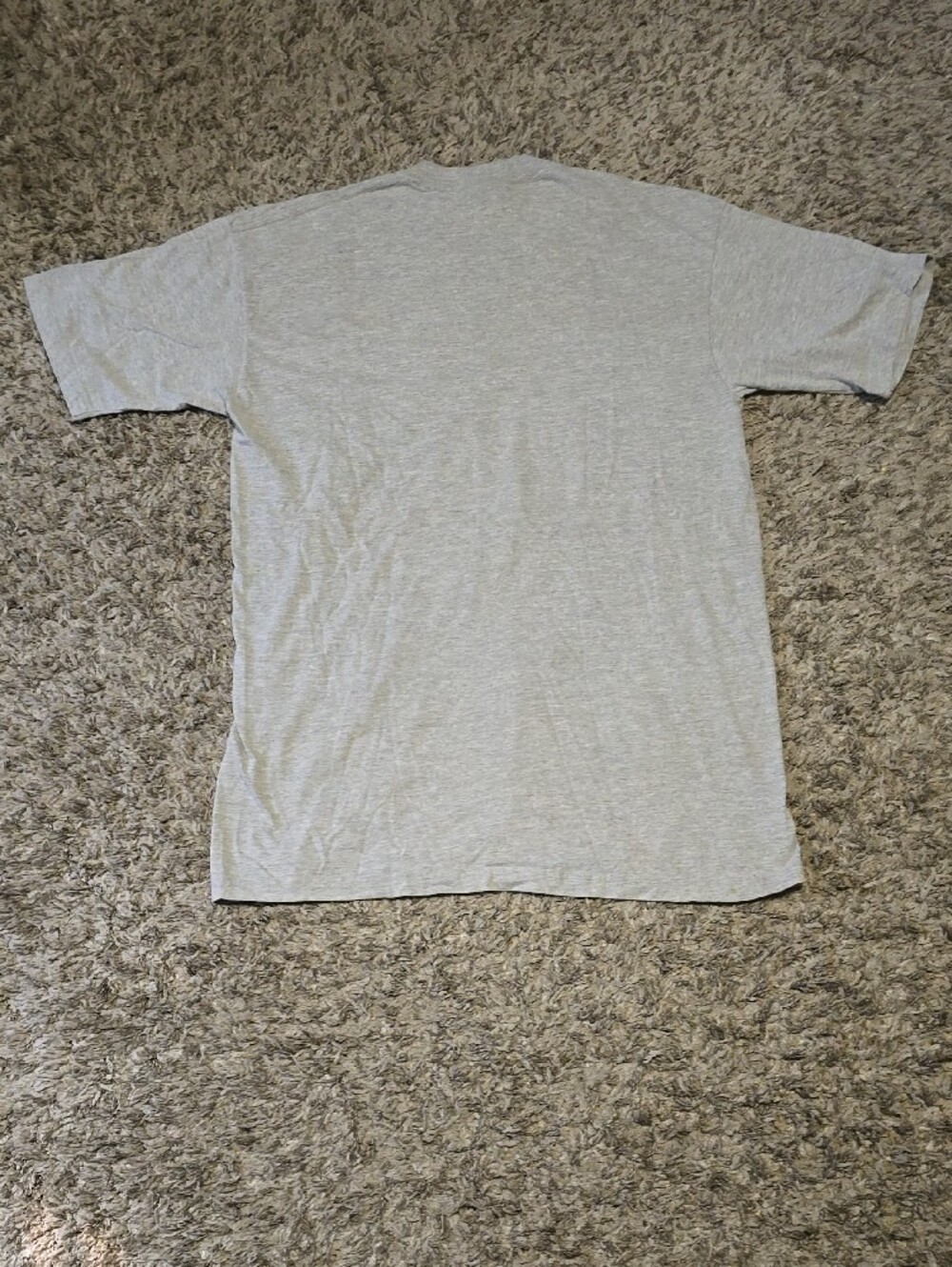 Classic Crew Neck Men’s T-Shirt - Light Gray - Picture 3 of 3